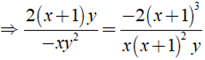 b) 2(x + 1) y/ -xy^2 = -2 (x + 1 )^3/ x (x + 1)^2 y (ảnh 4)