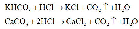 Hòa tan m gam hỗn hợp gồm KHCO3 và CaCO3 trong lượng dư dung dịch HCl. Sau khi các phản ứng xảy ra hoàn toàn, thu được 11,2 lít khí CO2 (đktc). Giá trị của m là: (ảnh 1)