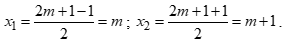 Biết rằng tồn tại giá trị nguyên của m để phương trình x^2 - (2m+1)x +m^2 +m=0   (ảnh 5)