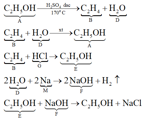 viết các phương trình phản ứng biết A có thể điều chế từ tinh bột và được dùng để pha chế xăng sinh học E5. (ảnh 3)