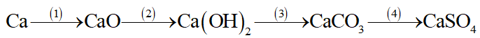 Viết các phương trình hóa học biểu diễn sơ đồ chuyển hóa sau: (ảnh 1)