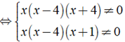 Giá trị của x để phân thức x^3-16x/ x^3 -3x^2 -4x bằng 0 ? (ảnh 5)