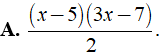 Kết quả của phép tính (x^2 -25) : 2x +10/ 3x-7 (ảnh 4)