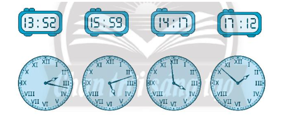 Nối các đồng hồ chỉ cùng thời gian trong buổi chiều. (ảnh 1)