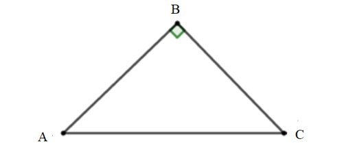 Cho tam giác ABC vuông tại B. Có AB = 3, AC = 6. Tính (vecto AB, vecto AC) (ảnh 1)