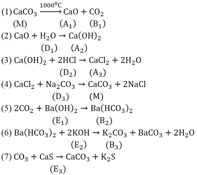 Hoàn thành phương trình phản ứng theo sơ đồ sau: Cho biết: A1 là oxit kim loại A có điện tích hạt nhân là : 3,2.10-18 Culong; B1 là oxit phi kim B có cấu hình electron ở lớp vỏ ngoài cùng là 2s22p2 (ảnh 2)
