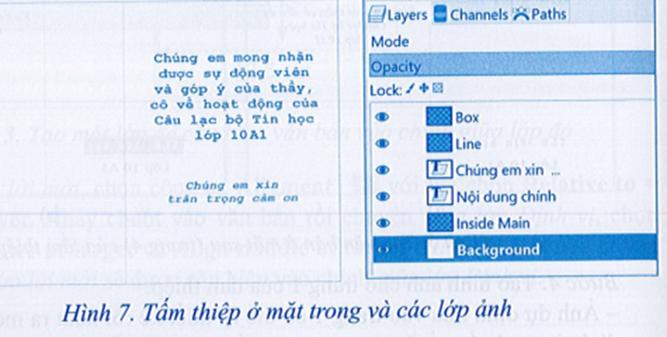 Hãy tạo một tấm thiệp mời, loại có thể gấp được (minh hoạ ở Hình 2).  (ảnh 8)