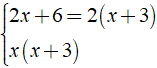 Thực hiện phép cộng các phân thức sau: a) x + 1/ 2x + 6 + 2x +3/ x( x +3) (ảnh 3)