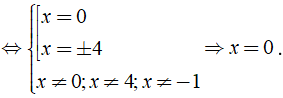 Giá trị của x để phân thức x^3-16x/ x^3-3x^2-4x bằng 0 ? (ảnh 5)