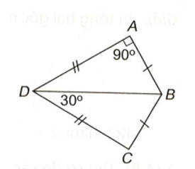 Cho các điểm A, B, C, D như hình vẽ bên.  a) Chứng minh rằng tam giác ABD (ảnh 1)