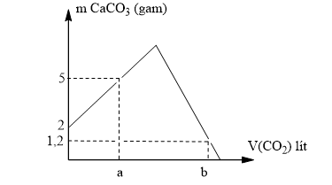 Cho 4,8 gam hỗn hợp bột gồm CaCO3 và CaO vào cốc thủy tinh chứa H2O (ảnh 1)