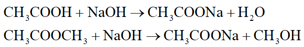 Cho các chất sau: C3H8, C2H2, CH3COOH, CH3COOCH3. Số chất trong dãy tác dụng được với dung dịch NaOH là: (ảnh 1)