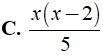 Rút gọn biểu thức x^3-8/5x + 20. x^2 +4x/x^2 + 2x + 4 được kết quả là ? (ảnh 6)