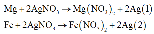 Viết các phương trình phản ứng xảy ra, tính khối lượng từng kim loại trong hỗn hợp X và tính giá trị C. (ảnh 1)