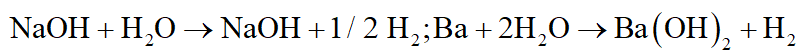 Có hỗn hợp Na, Ba, Fe, Cu. Bằng phương pháp hóa học, hãy tách riêng mỗi kim loại ra khỏi hỗn hợp (khối lượng mỗi kim loại không thay đổi). (ảnh 1)