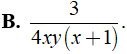 Rút gọn biểu thức 6x^2y (x+ 2) / 8x^3y^2 (x^2 + 3x +2) (ảnh 5)