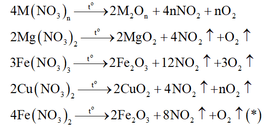 Cho các chất rắn sau: NaOH, Ba(OH)2, Cu(OH)2, Fe(OH)3, CaCO3, Na2CO3, NaNO3, KClO3, NaHCO3. Số chất bị phân hủy khi đun nóng ở nhiệt độ cao là: (ảnh 5)