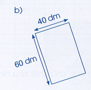 Tính chu vi các hình chữ nhật, hình vuông sau: (ảnh 2)