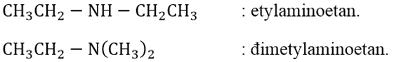 Viết công thức cấu tạo và gọi tên các đồng phân của các hợp chất có công thức phân tử C4H11N. (ảnh 4)
