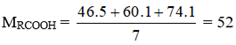 Hỗn hợp X gồm HCOOH, CH3COOH và C¬2H5COOH (tỉ lệ 5:1:1). Lấy 5,2 gam hỗn hợp X tác dụng với 5,75  (ảnh 1)