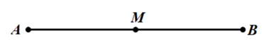 Cho đoạn thẳng AB = 9 cm, gọi M là trung điểm của đoạn thẳng AB. Khi đó độ dài đoạn thẳng MA là: (ảnh 1)