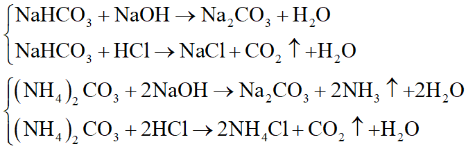 Hãy chọn 1 đơn chất, 1 oxit, 1 hiđroxit và 2 muối khác loại nhau đều tác dụng được với cả dung dịch HCl và dung dịch NaOH. Viết các phương trình phản ứng. (ảnh 4)