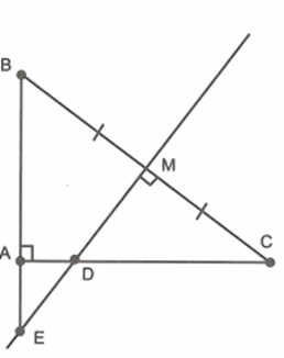 Cho tam giác ABC có AB = 18cm, AC = 24cm, BC = 30cm. Gọi M là trung điểm  (ảnh 1)