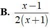 Kết quả của phép cộng x + 1 / 2x - 2 + 2x/ 1 -x^2 (ảnh 6)