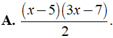 Kết quả của phép tính (x^2 -25) : 2x +10/  3x-7 (ảnh 4)