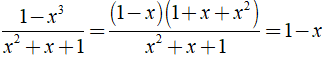 Cho kết quả sai trong các phương án sau đây ? A. x^2 - y^2 / x- y = x+ y (ảnh 2)