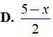 Kết quả của phép tính (x^2 -25) : 2x +10/  3x-7 (ảnh 7)