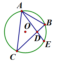 Cho đường tròn (O) và hai dây AB, AC bằng nhau. Qua A vẽ một cát tuyến cắt (ảnh 1)