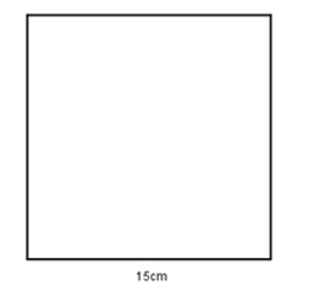 Người ta uốn một đoạn dây đồng vừa đủ thành một hình vuông cạnh 15cm. Tính độ dài (ảnh 1)