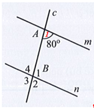 Tìm số đo mỗi góc B1, B2, B3, B4 trong Hình 30, biết m // n. (ảnh 2)