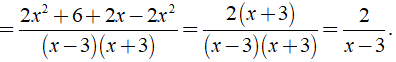 Thực hiện các phép tính sau:  a) x+1/x-3 - 1-x/x+3 - 2x(1-x)/9-x^2 (ảnh 6)