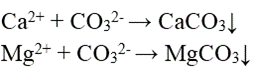 Một mẫu nước cứng chứa các ion : Ca2+, Mg2+, HCO3-, Cl- , SO42- . Chất được dùng để làm mềm nước cứng trên là : (ảnh 1)