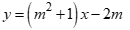 Cho hàm số bậc nhất y=(m^2+1)x-2m và y=10x-6 .  (ảnh 1)