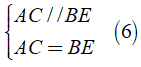 Cho hình bình hành ABCD. Gọi E là điểm đối xứng với D qua điểm A, F là điểm đối xứng với D (ảnh 2)