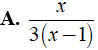 Kết quả của phép tính x^2+x/5x^2-10x + 5 : 3x +3/ 5x-5 được kết quả là ? (ảnh 4)