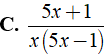 Rút gọn biểu thức  1/x-5x^2 - 25x-15/25x^2 -1 được kết quả là? (ảnh 8)