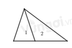Hình dưới đây có mấy hình tam giác?  A. 1  B. 2  C. 3  D. 4 (ảnh 2)