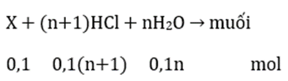 Thủy phân hoàn toàn 0,1 moi một peptit X (mạch hở, được tạo bởi các a-amino axit có 1 nhóm -NH2 và 1 nhóm -COOH) bằng dung dịch HCl vừa đủ thu được dung dịch Y. Cô cạn dung dịch Y thu được chất rắn có khối lượng lớn hơn khối lượng của X là 41,8. Số liên kết peptít trong 1 phân tứ X là : (ảnh 1)