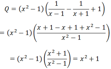 Chứng minh rằng biểu thức: Q= (x^2-1)(1/(x-1-1/(x+1+1) luôn dương (ảnh 2)
