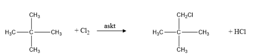 b) Khi clo hóa ankan G1 và G2 có cùng công thức phân tử C5H12, G1 chỉ cho một sản  (ảnh 2)