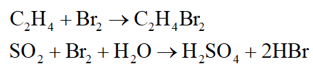 Để tách riêng metan khỏi hỗn hợp với etilen và khí SO2 có thể dẫn hỗn hợp sục vào (ảnh 1)