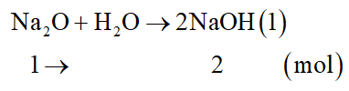 Có 5 hỗn hợp, mỗi hỗn hợp gồm 2 chất rắn có số mol bằng nhau: Na2O và Al2O3; Ba và NaCl; Ag và Cu(NO3)2; K và Al2O3; BaSO4 và CaCO3. Số hỗn hợp có thể tan hoàn toàn trong nước (dư) là: (ảnh 1)