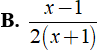 Kết quả của phép cộng x+1/2x-2 + 2x/1-x^2 (ảnh 6)