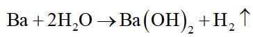 Có 5 hỗn hợp, mỗi hỗn hợp gồm 2 chất rắn có số mol bằng nhau: Na2O và Al2O3; Ba và NaCl; Ag và Cu(NO3)2; K và Al2O3; BaSO4 và CaCO3. Số hỗn hợp có thể tan hoàn toàn trong nước (dư) là: (ảnh 4)