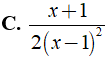 Kết quả của phép cộng x+1/2x-2 + 2x/1-x^2 (ảnh 7)
