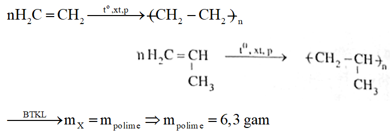 Biết số mol của hidrocacbon có số nguyên tử cacbon lớn hơn chiếm 25% tổng số mol của hỗn hợp, thể tích các khí đo ở đktc. (ảnh 5)